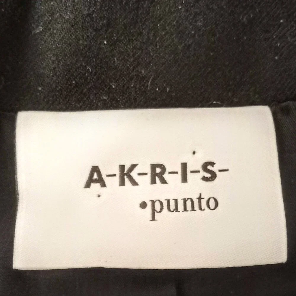 Akris Punto Black Camel Houndstooth Tweed Jacket